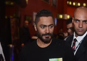 بالصور| حضور تامر حسني وشيكو العرض الخاص لفيلم "الخطة العايمة"