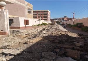 تركيب خط مواسير بمقر مركز شرطة كفر شكر بالقليوبية