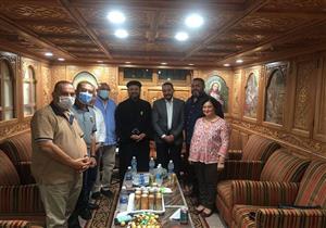 بالصور.."مطرانية بورسعيد" تفتح أبوابها لاستقبال مرشحي انتخابات النواب