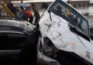 إصابة 4 أشخاص في حادث تصادم على طريق "بلبيس" بالشرقية