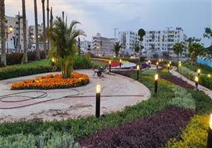 محافظ بورسعيد: تطوير ورفع كفاءة الحديقة الدولية بالضواحي- صور