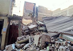 إصابة أم وابنتها في انهيار جزئي لعقار في بولاق الدكرور