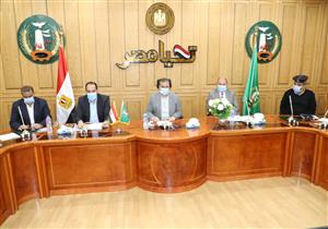 رفع درجة الاستعداد للتعامل مع الأمطار والسيول المحتملة بالمنوفية