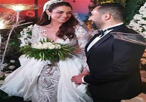 أول فيديو من حفل زفاف درة على هاني سعد في الجونة (فيديو)