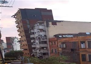 "قنبلة موقوتة".. لقاءات مع متضرري "برج أروى" المائل بالإسكندرية بعد قرار هدمه"‎