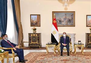 خاصة العسكرية.. السيسي يؤكد حرص مصر على التعاون مع العراق في جميع المجالات