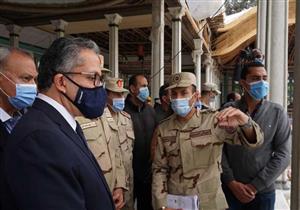 صور.. وزير السياحة يتفقد مشروع ترميم قصر محمد علي في شبرا