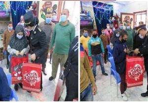 بمناسبة الاحتفال باليوم العالمي للطفل.. وفد من ضباط الغربية يزور مدرسة فكرية بطنطا