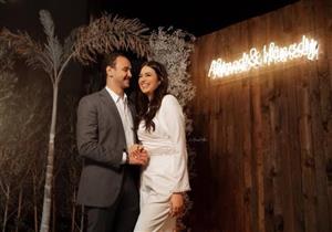 هنادي مهنا وأحمد خالد صالح  يخطفان الأنظار بالأسود الملكي في مهرجان القاهرة