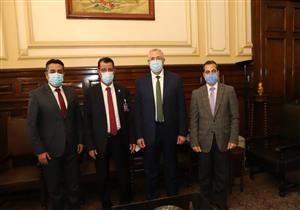 وزير الزراعة يبحث مع نظيره العراقي آفاق التعاون وتبادل الخبرات بين البلدين