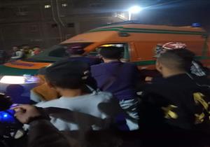  إصابة عامل سقط داخل بالوعة صرف بالعياط