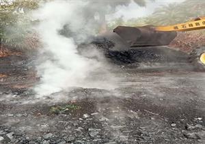 صور.. إزالة 4 مكامير فحم مخالفة خلال حملة في دمياط