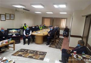 رئيس الخدمات الأرضية يتفقد محطة برج العرب ويكرّم المحالين للمعاش 