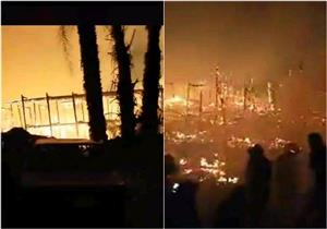 المعاينة الأولية بعد حريق مصنع شبرا: خسائر تقدر بـ1.5 مليون جنيه