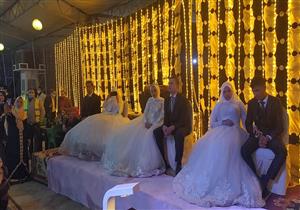 بالصور.. زفاف جماعي لـ 24 عروسًا من ذوي الاحتياجات بسوهاج 