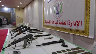 ضبط 152 قطعة سلاح و340 قضية مخدرات