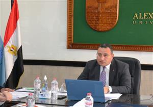 رئيس جامعة الإسكندرية يؤكد على توافق جهود البحث مع خطط الدولة للتنمية