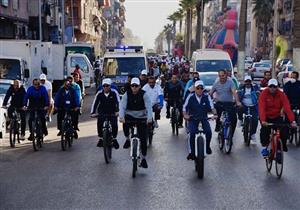 بالصور..ماراثون رياضي في اليوم العالمي لمكافحة الفساد ببورسعيد