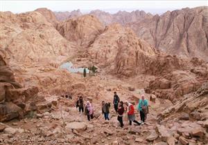 مدينة سانت كاترين تستقبل 1200 سائح من مختلف الجنسيات