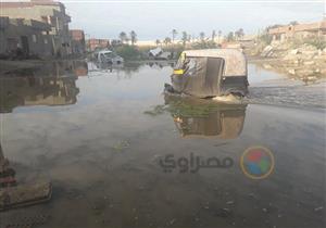 بركة مياه وجثة طفلة.. تفاصيل غرق "كريمة" في مستنقع أمطار بكفرالشيخ- فيديو وصور