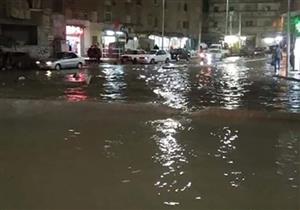 "جاهزة لاستقبال البط".. مواطنون يسخرون من غرق شوارع البحيرة بسبب الأمطار