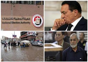 "مؤسسات القضاء تنعي مبارك وجريمة شرف الوراق".. نشرة الحوادث