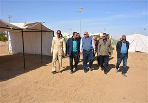 محافظ الوادي الجديد يتفقد المعسكر الكشفي الدائم بالخارجة 