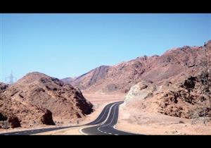 غلق طريق "عيون موسى - شرم الشيخ"