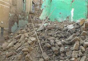 انهيار جزئي بحائط برج سكني تحت الإنشاء في المنيا