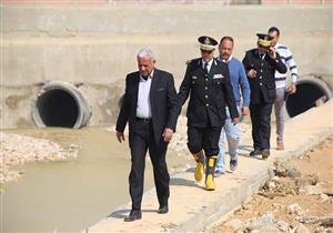 توسعة مخر سوميد بعد انهياره وإنشاء آخر لاستيعاب مياه السيول بالسخنة 