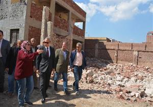 محافظ القليوبية يتفقد أعمال تطوير مجزر شبرا الخيمة