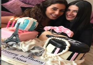فيديو| على أنغام جامدة بس.. نسرين إمام تهنئ دينا الشربيني بعيد ميلادها