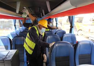 بالصور.. "النقل" تواصل تطهير المترو والسكة الحديد لمواجهة كورونا