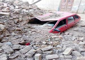 انهيار منزلين دون خسائر بشرية في سوهاج