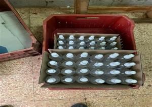 قبل طرحها في الأسواق.. ضبط مالك مصنع بحوزته 11 ألف عبوة كحول مجهولة المصدر