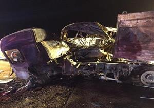 16 متوفيا و15 مصابا حصيلة دهس "تريلا" لـ14 سيارة بالطريق الإقليمي