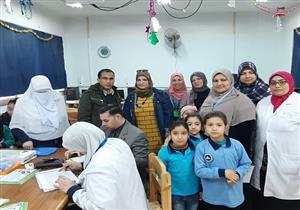 مسح طبي لتلاميذ المرحلة الابتدائية بدمياط