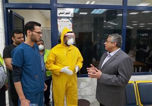 نائب وزير الطيران المدني يتفقد استعدادات مطار أسوان لمكافحة "كورونا"