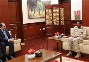 اللواء عباس كامل يؤكد لنائب رئيس مجلس السيادة السوداني دعم مصر للسلطة الانتقالية