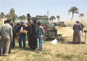 الزراعة تعلن عن توصيات لمزارعي القمح لتجنب الفاقد (صور)