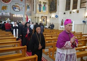 ​تشييع جثمان المطران "يوسف حنوش" بإيبارشية القاهرة للسريان الكاثوليك (صور)