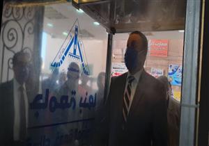 بالصور.. تشغيل أول بوابة تعقيم إلكترونية في مستشفى بنها الجامعي