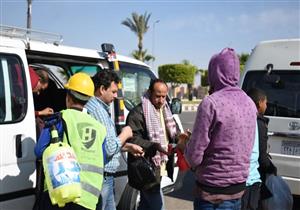 جهاز مدينة بدر يواصل حملات تطهير وتعقيم وسائل المواصلات بأنواعها المختلفة