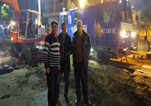 بالصور- بدء أعمال تطوير مزلقان ترام "سيدي جابر" في الإسكندرية