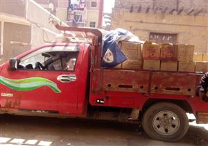 ضبط 120 كرتونة زيت تمويني مدعم قبل بيعها في السوق السوداء ببني سويف