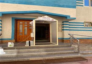 بالجهود الذاتية.. بوابة تعقيم لمرضى مركز الغسيل الكلوي في دمياط