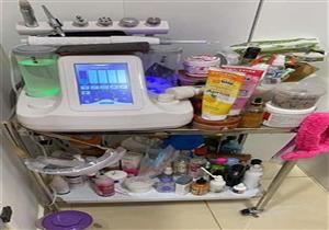 بالصور.. ضبط مركز تجميل غير مرخص في بني سويف