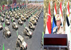 وزير الدفاع يتفقد إجراءات اصطفاف عناصر قوات الصاعقة