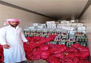 بالصور.. توزيع مواد غذائية على الأسر الأكثر احتياجًا في سانت كاترين