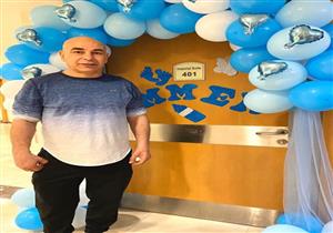 حسام حسن يحتفل بقدوم مولوده "آمر" في مستشفى خاص بالإسكندرية - صورة